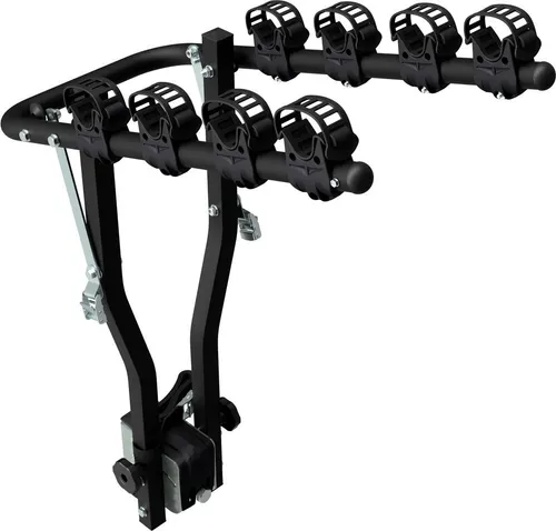 Peruzzo Universeller neigbarer Fahrradträger für Arezzo-Anhängerkupplung für 4 Fahrräder