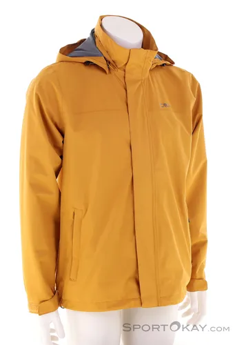 CMP - Jacket Snaps Hood - Wasserdichte Regenjacke Gr 48 Gelb - Wasserdichte und winddichte Regenjacke mit Kapuze in leuchtendem Gelb (Gr. 48) für unbeschwerte Tage im Freien. Ideal für den Alltag, mit getapten Nähten für zusätzlichen Schutz.