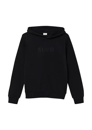 s.Oliver Kapuzen-Sweatshirt mit Stickerei und kuscheliger Innenseite