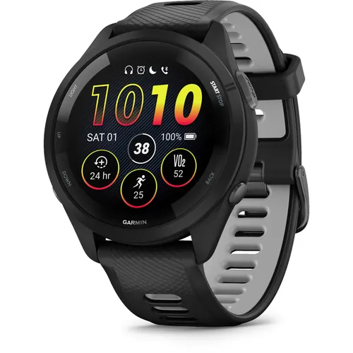 Garmin Forerunner 265 - 46 mm Smartwatch, leichtes Polymer-Design und ideal für Sportler und Fitness-Enthusiasten