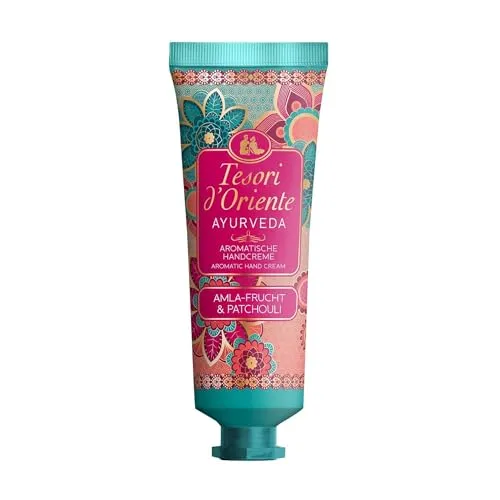 Tesori d'Oriente Handcreme Ayurveda | Amla-Frucht & Patchouli | 75 ml | Pflegende Handcreme für ein Wellness-Ritual für Körper & Sinne.