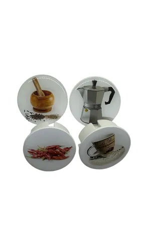 STECKEL Wanddekoobjekt 4 Stück DEKO-STECKEL®