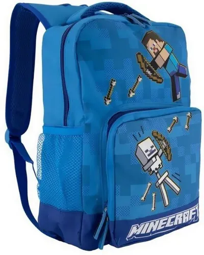 MINECRAFT Rucksack für Grundschule - Schulrucksack im originellen Minecraft-Design, ideal für kleine Abenteurer mit einer praktischen Größe von 25x12x35 cm.