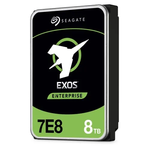 Seagate Enterprise ST8000NM000A - 3.5 Zoll - 8000 GB HDD - Interne Festplatte mit 7200 RPM, ideal für hohe Speicherkapazität und Leistung in Unternehmensumgebungen.