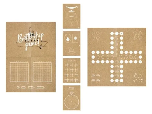 Eine Reihe von Kinderspielen für die Hochzeit