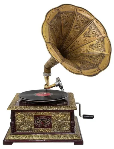 Aubaho Dekoobjekt Nostalgie Grammophon von Aubaho