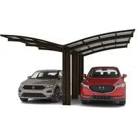Ximax Carport Portoforte-110 Y-Ausführung Mattbraun