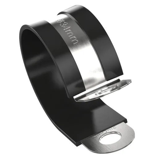 5x P-Clip Leitungsschelle Edelstahl V2A mit Gummi 34mm Rohrschelle Befestigungss