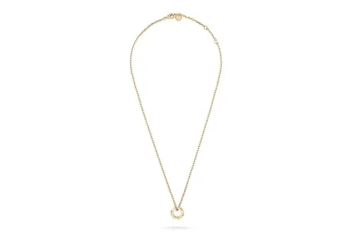 Philipp Plein Kette PJ1EA16NU - Recycelter Edelstahl - Colliers - Stilvolle Kette von Philipp Plein aus recyceltem Edelstahl in edlem Gelbgold, umweltfreundlich und elegant.