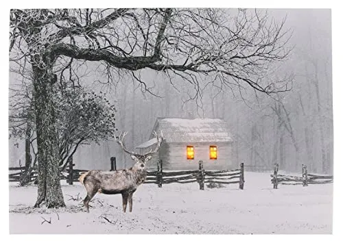 Spetebo LED Bild beleuchtet