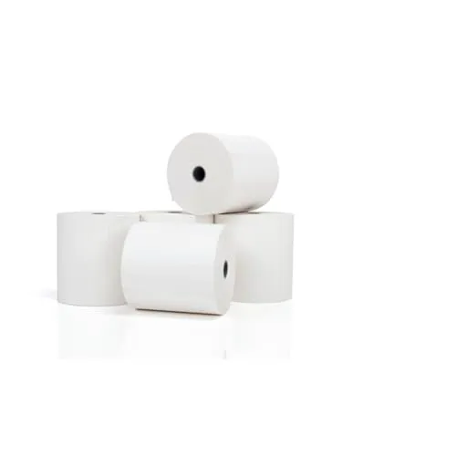 Veit 50 Stk. EC Thermorollen unbedruckt 80mm x 80m - Card-Reader Thermopapierrollen, phenolfrei und druckerschonend, ideal für langlebige Druckergebnisse mit bis zu 10 Jahren Haltbarkeit. 50 Rollen pro Paket, getestet von führenden Herstellern.