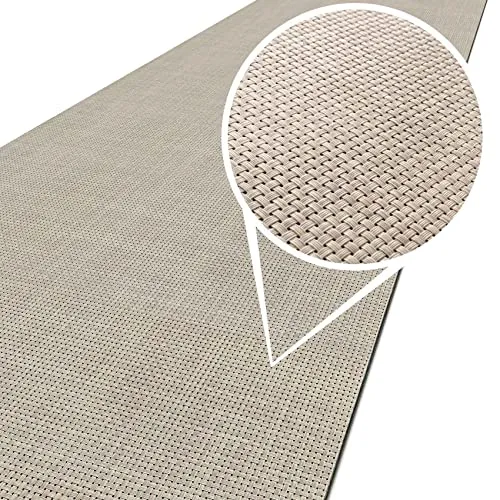 ANRO Hochwertiger Küchenläufer TATAMI in Rattanoptik von ANRO