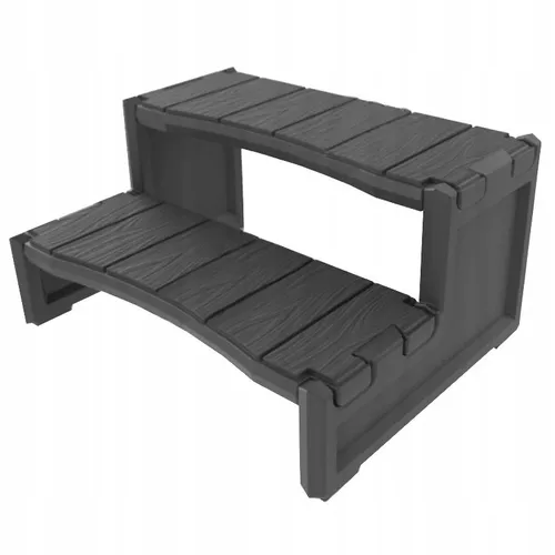 Trittstufe Whirlpooltreppe Whirlpool Stufen Pooltreppe Zubehör Spa Grau 36cm