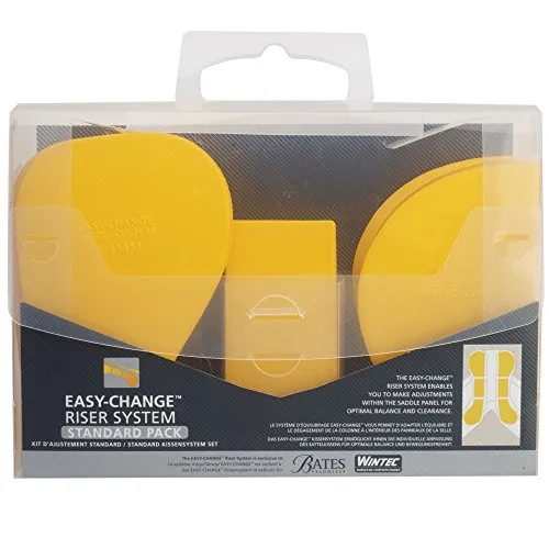 WINTEC Easy-Change Riser Set Standard - 10 Paar - Sattelpads - Innovatives System zur Anpassung der Sattelpassform für optimalen Komfort und Bewegungsfreiheit.