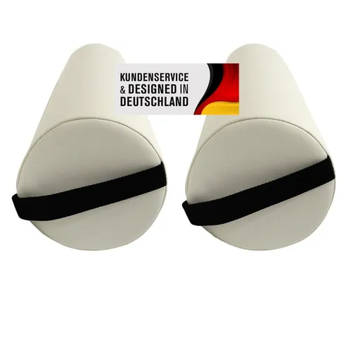 Duke-Handel Massagerolle Lagerungsrolle, Vollrolle (Set, 2-tlg), ölabweisender Kunstlederbezug - 