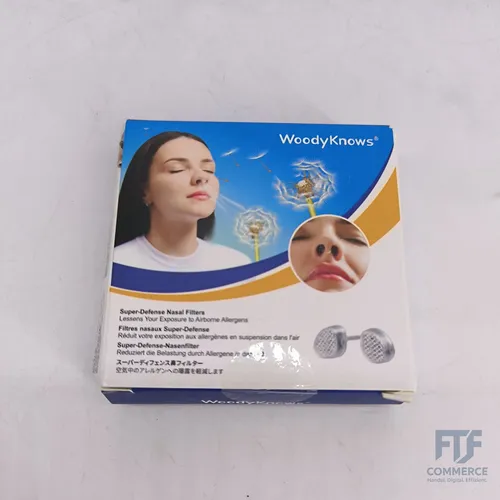 WoodyKnows Super-Defense-Nasenfiltern (Schmal, Kombiniertes Testpaket, 4 Stück)