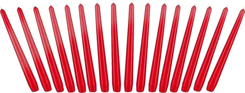 BRUBAKER Spitzkerze für Kerzenständer und Kerzenhalter in rot von BRUBAKER