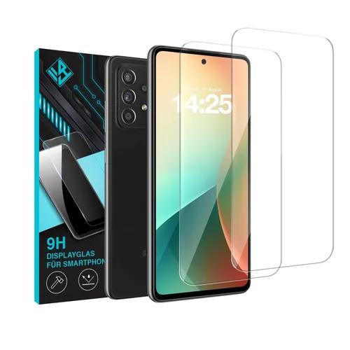 2x Displayschutzfolie für Samsung Galaxy A52 / A52 5G / A52s 5G Displayglas 9H