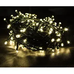 Linder Lichterkette 400er LED - 50m warmweiß für drinnen und draußen - Lichterketten für stimmungsvolle Dekoration, ideal für Weihnachten und Partys. Mit 400 warmweißen LEDs und 50m Länge schaffen Sie eine harmonische Atmosphäre in jedem Raum.