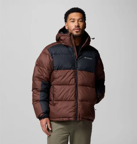 Columbia Pike Lake II Hooded Jacket - Komfortable Herren Outdoorjacke in Tobacco/Black - Outdoor Freizeitjacken für Herren, wasserabweisend und mit Omni-HEAT thermoreflektierendem Innenfutter für optimale Wärmeisolierung und Nachhaltigkeit.