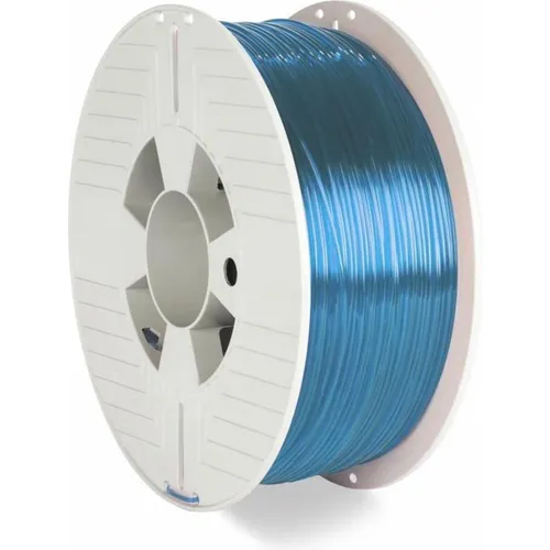 Verbatim 3D-Filament PETG blau transparent 1.75mm 1000g Spule - Zubehör für 3D-Drucker, hochtransparente PETG-Qualität für beeindruckende Druckergebnisse und hohe Festigkeit