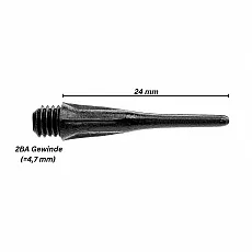 Softspitzen von Karella - KS - 50 Stück - schwarz 259536