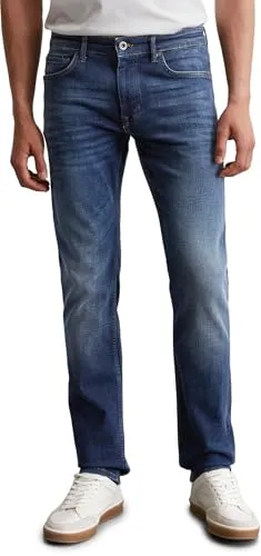 Marc O'Polo Herren Freizeithose B21919312048, Blau, 38W/34L EU - Wanderhose aus 98% Bio-Baumwolle mit Stretch-Anteil für optimalen Sitz und Bewegungsfreiheit. Ideal für Casual Chic und elegante Outfits – ein echtes Allround-Talent!