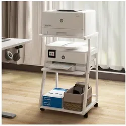 PUNCIA Druckertisch 3 Schichten – Multifunktional und Mobil