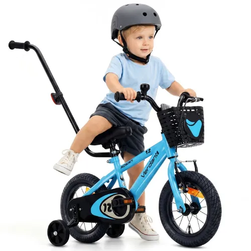 SUN BABY Verdant Kinderfahrrad für Mädchen 12 Zoll mit Stützrädern