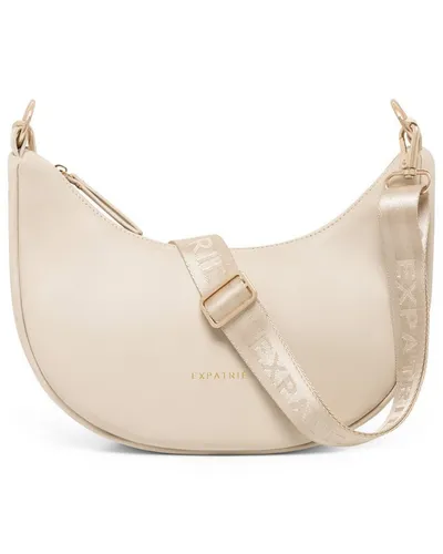 Expatrié Umhängetasche Lea Small Half Moon Bag - Elegante Umhängetasche in Halbmond-Form, wasserabweisend und aus veganem Kunstleder – perfekt für Stadtbummel und besondere Anlässe mit durchdachter Innenaufteilung.