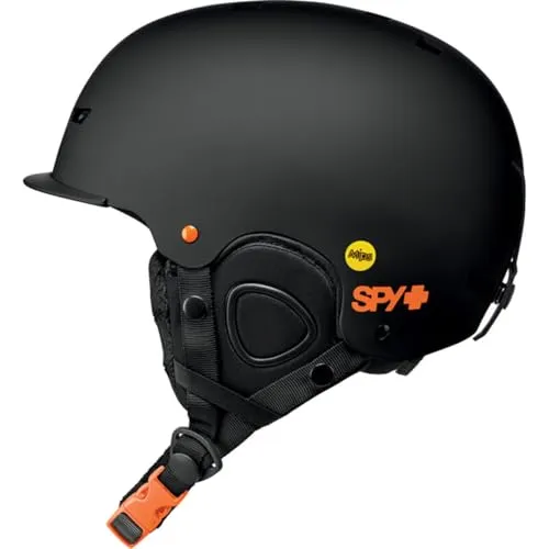 SPY+ - Galactic MIPS, Black Eye Spy Matte, No Lens Reference, Small, Snow Helmets, Unisex, Adult