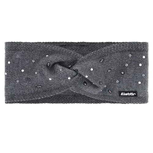 EISBÄR Damen Stirnband Dip Dye Crystal - Stylisches Stirnband aus Merinowolle mit trendigem Dipdye-Effekt und hochwertigen Kristallelementen für optimalen Tragekomfort und Temperaturregulierung.