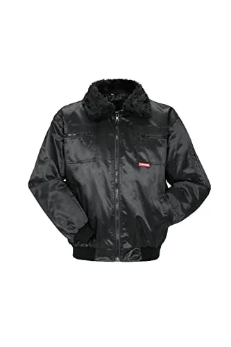 Winterjacke GLETSCHER 0358 schwarz, Größe XL - Robuste Wetter- und Kälteschutzjacke für optimale Sicherheit und Komfort bei extremen Bedingungen, ideal für Outdoor-Arbeiten.
