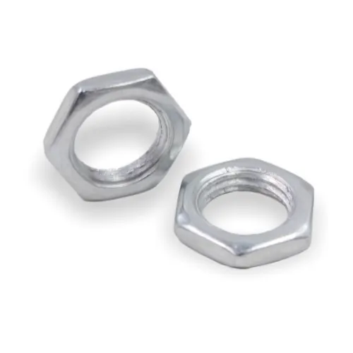 10x Sechskantmutter M10x1, ISO 4035, niedrige Form Höhe 3mm Schlüsselweite 14mm