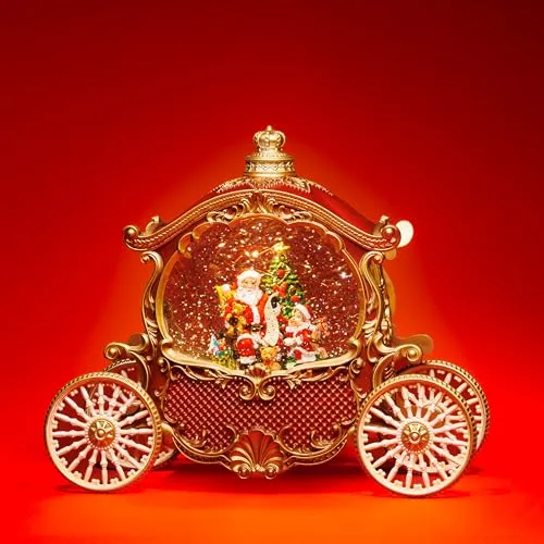 SIKORA Dekoobjekt WL04 LED Schneelaterne Kutsche von SIKORA