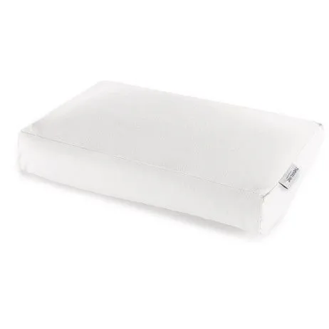 Theraline Pearlfusion Komfort Kopfkissen 12 cm - Kissen mit 72 cm Breite und 12 cm Höhe, kombiniert Mikroperlen und Viskoschaum für optimale Nackenstütze. Ideal für erholsamen Schlaf, auch nachfüllbar für individuellen Komfort.