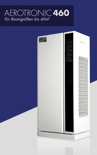 Casada Luftfilter Aerotronic 460 - Eleganter Raumluftreiniger für 60 m² - Luftreiniger mit 7-stufiger Filtration für bis zu 60 m², entfernt ultrafeine Partikel bis 0,001μm und bietet smarte Luftqualitätskontrolle.