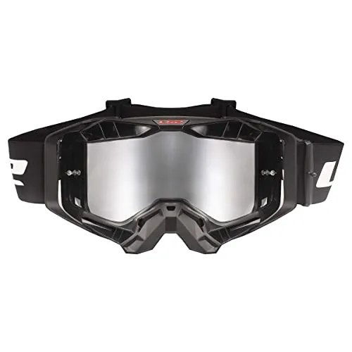 LS2 Crossbrille Aura Pro Black mit Iridium Visor von LS2