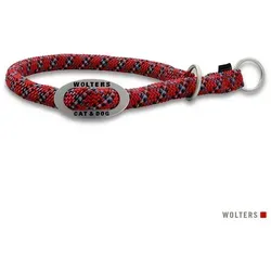 Wolters Hunde-Halsband Everest-Tauprogramm Schlupfhalsband rot|schwarz - Weiteres Autozubehör für Hunde, geflochtenes Schlupfhalsband in rot und schwarz, ideal für sicheres Hundetraining und komfortable Handhabung.