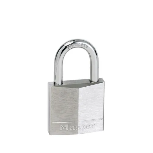 Master Lock Schloss verchromten Messing 40mm Bügel Edelstahl 22mm D 6mm 640EURD