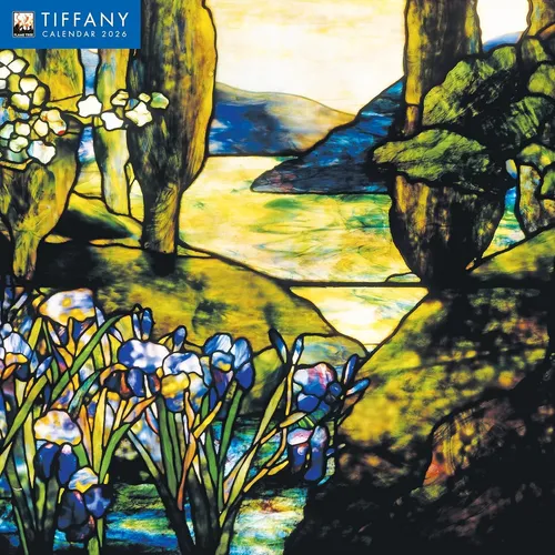 Flame Tree Publishing | Tiffany Kunstkalender 2026 - Hochwertiger Kunstkalender für 2026 mit faszinierenden Tiffany-Motiven. Ideal für die Planung und Verschönerung Ihres Raums.