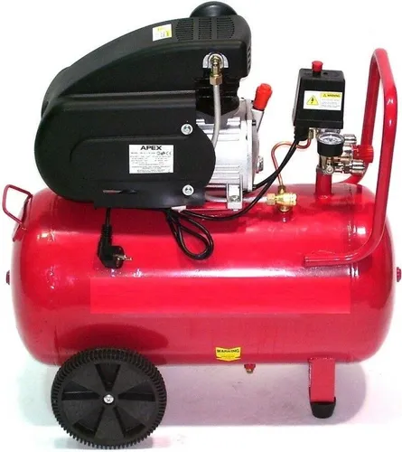 Druckluft Kompressor 40299 - 1100W 50L Kessel - Kompressor für Hobby und Handwerk mit 1,5 PS und 50L Kessel. Robust, leise und tragbar – ideal für mobile Einsätze auf Baustellen.