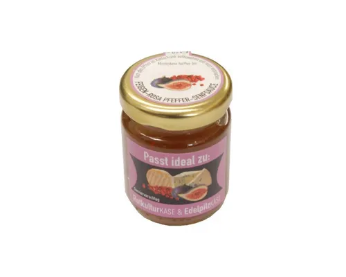 Ruwisch & Zuck Saucen, Ruwisch & Zuck Feige-Rosa Pfeffer Senfsauce süßlich scharf 60g