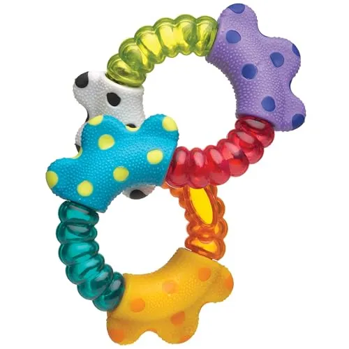 Playgro Click und Twist Rassel, Ab 3 Monate, Click and Twist Rattle, Bunt, 40140