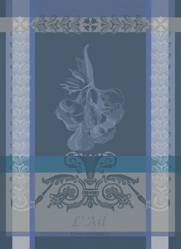 Garnier -Thiebaut Baumwolltuch, Schiefer, 56 x 77 cm - Küchentextilienset aus hochwertiger Baumwolle, maschinenwaschbar und trocknergeeignet – ideal für stilvolle Küchenpflege.