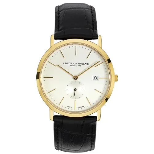 Abeler und Söhne Herren Analog Quarz Smart Watch Armbanduhr mit Leder Armband 1187