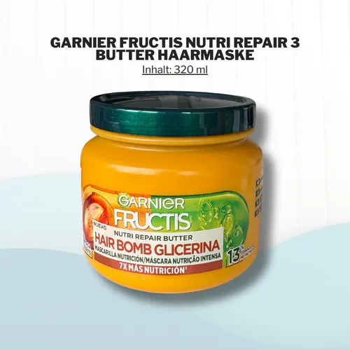 Garnier Fructis Nutri Repair 3 Butter Haarmaske 320ml
