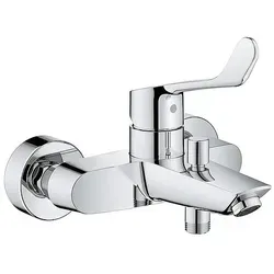 Grohe Eurosmart Einhand-Wannenbatterie langer Hebel - Chrom - 25243003 - Armaturen mit elegantem Design, einfache Bedienung durch langen Hebel und langlebige Chrom-Oberfläche für zeitlose Eleganz.