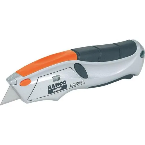 Bahco Mini-Cuttermesser mit automatischem Klingeneinzug und Kunststoffgriff, 170 mm (Cutter) (SQZ150003)