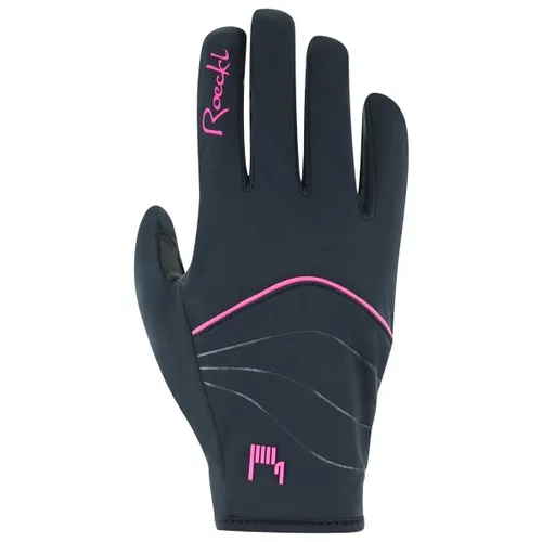 Roeckl Damen Elena 2 Handschuhe – Größe 6, schwarz